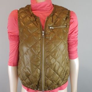 J Crew Quilted Down filled Puffer Vest size small